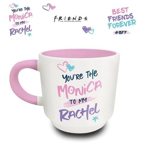 Friends Monica & Rachel Stackable Mugs Set Extra Image 2